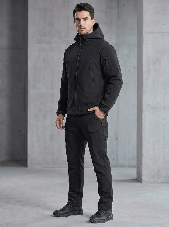 Men's Hooded Jacket and Pants Set