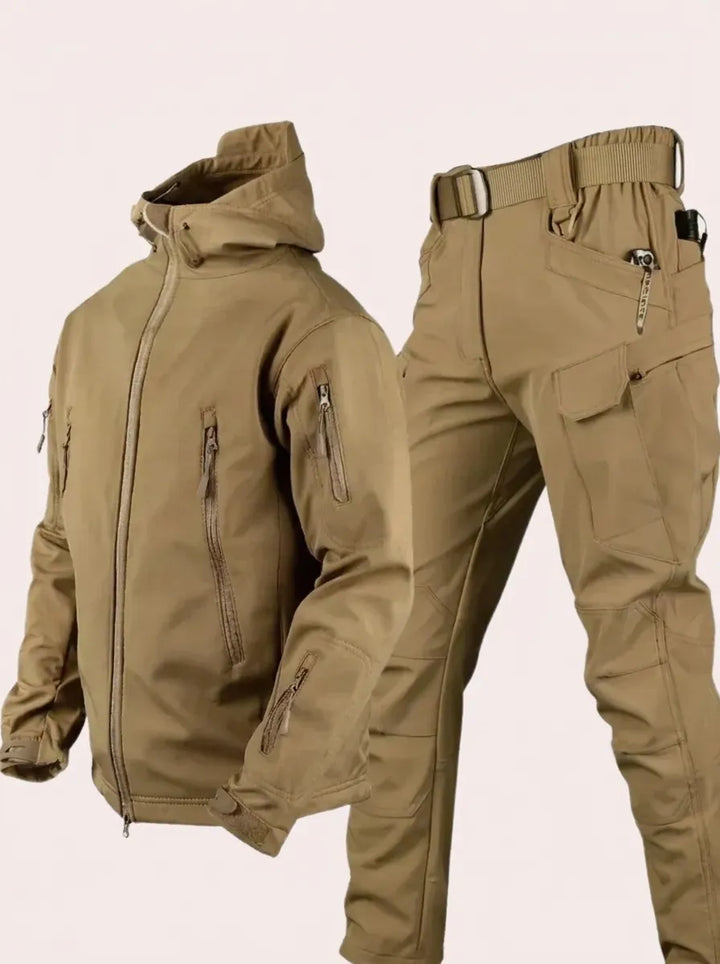 Men's Hooded Jacket and Pants Set