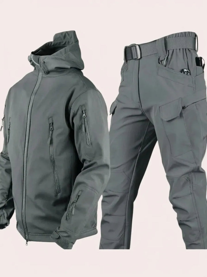 Men's Hooded Jacket and Pants Set