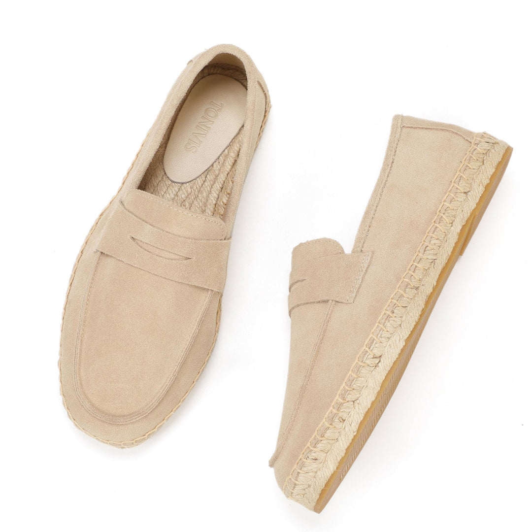 Men's Slip-On Penny Espadrilles - Elena Harper