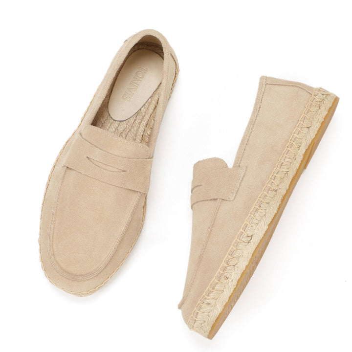 Men's Slip-On Penny Espadrilles - Elena Harper