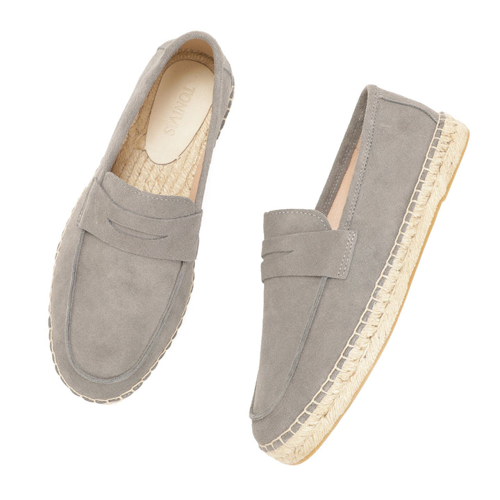 Men's Slip-On Penny Espadrilles - Elena Harper