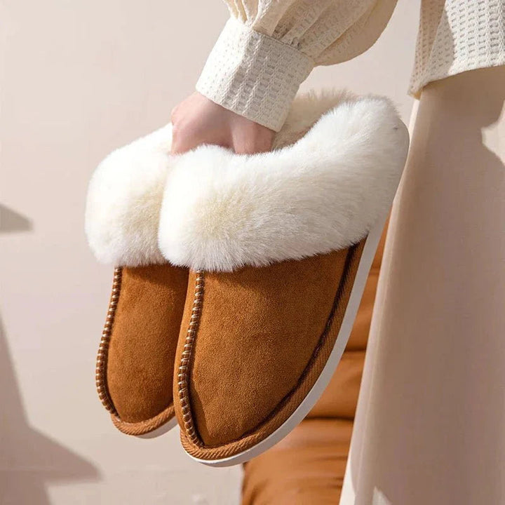 HAILEY – COZY FUR-LINED HOUSE SLIPPERS
