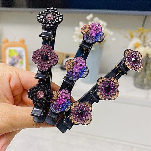 EdelsteinKlammern™ Stone Braided Hair Clips