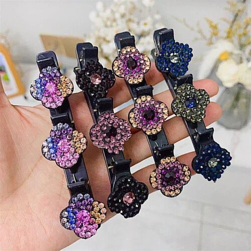 EdelsteinKlammern™ Stone Braided Hair Clips
