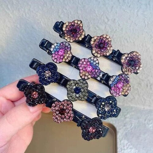 EdelsteinKlammern™ Stone Braided Hair Clips