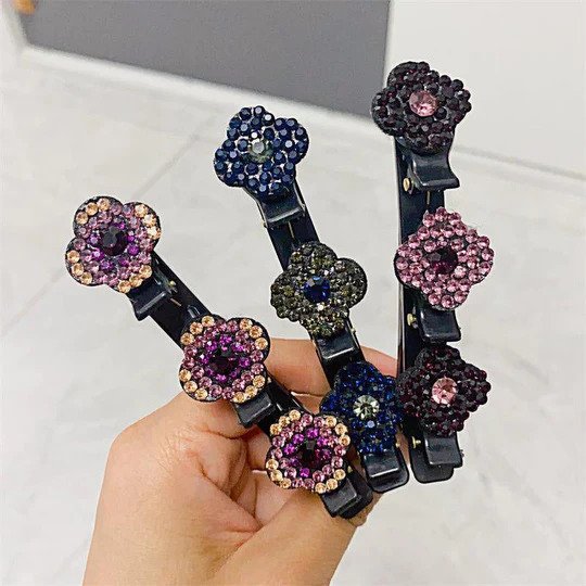 EdelsteinKlammern™ Stone Braided Hair Clips