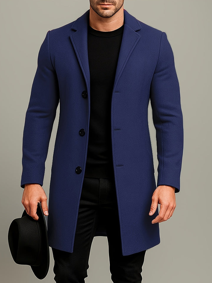 ELENA HARPER™  |  CLASSIC BUTTON COAT FOR MEN