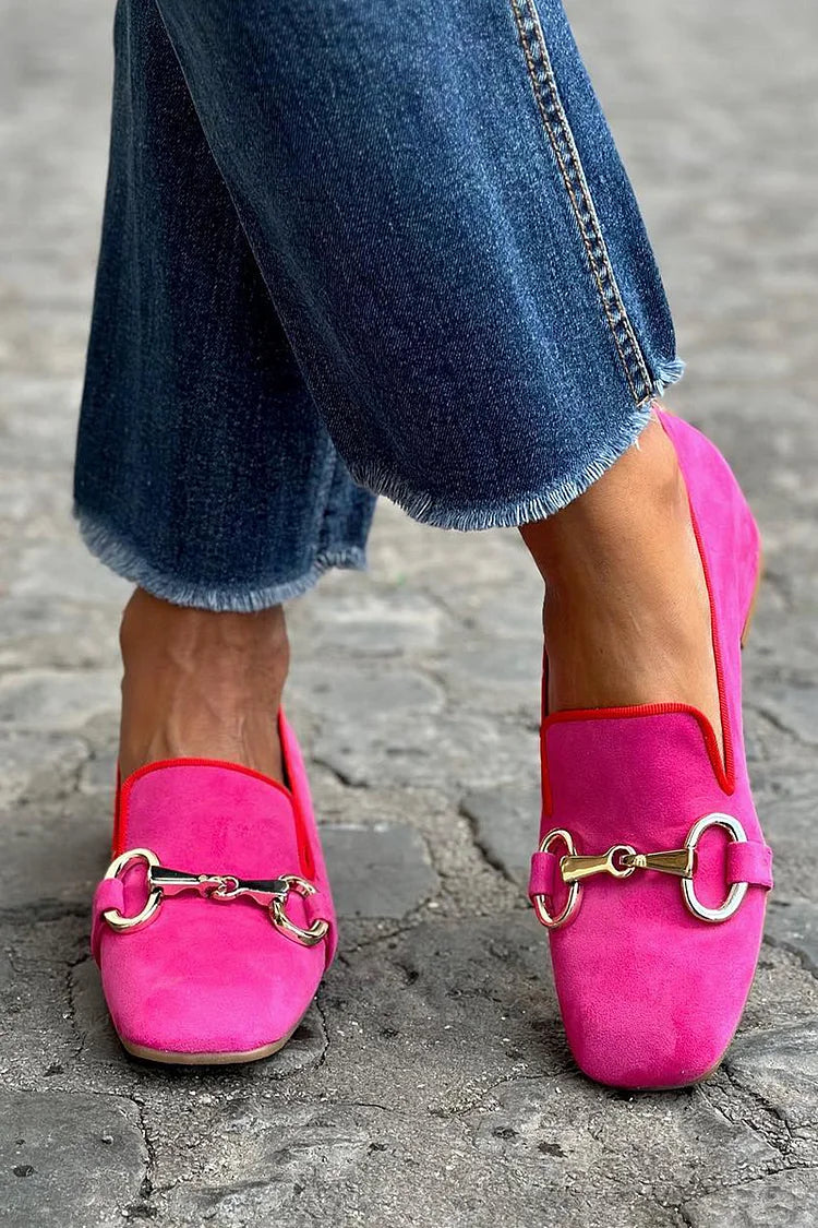 Kristin | Expressive Loafers with Modern Metallic Accent