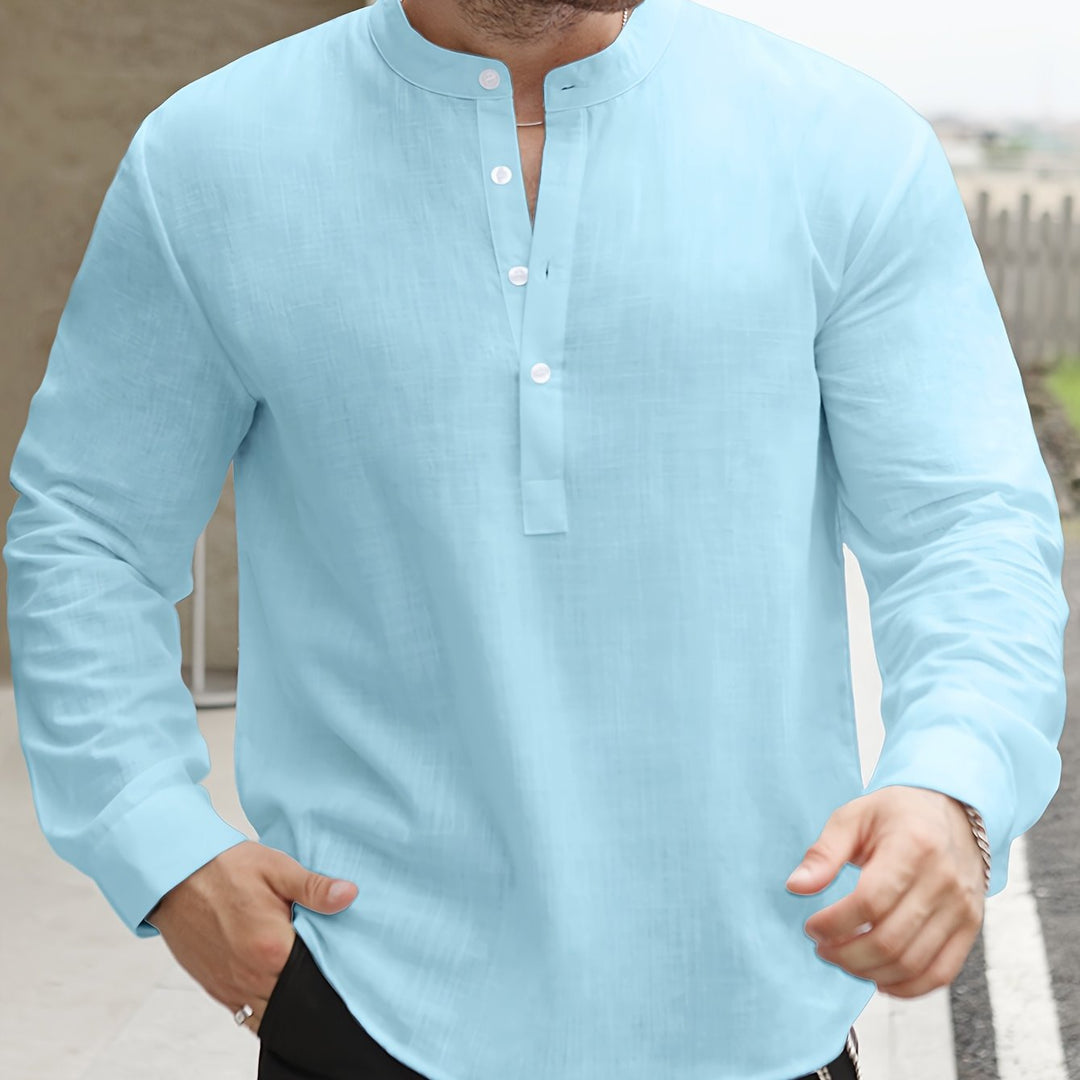 ELENA HARPER™  |  BOAT NECK SHIRT FOR MEN