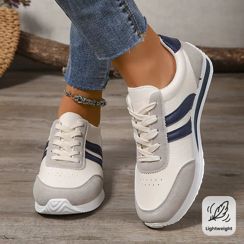 Aubrey Stylish Breathable Sneaker, view 3 - Elena Harper