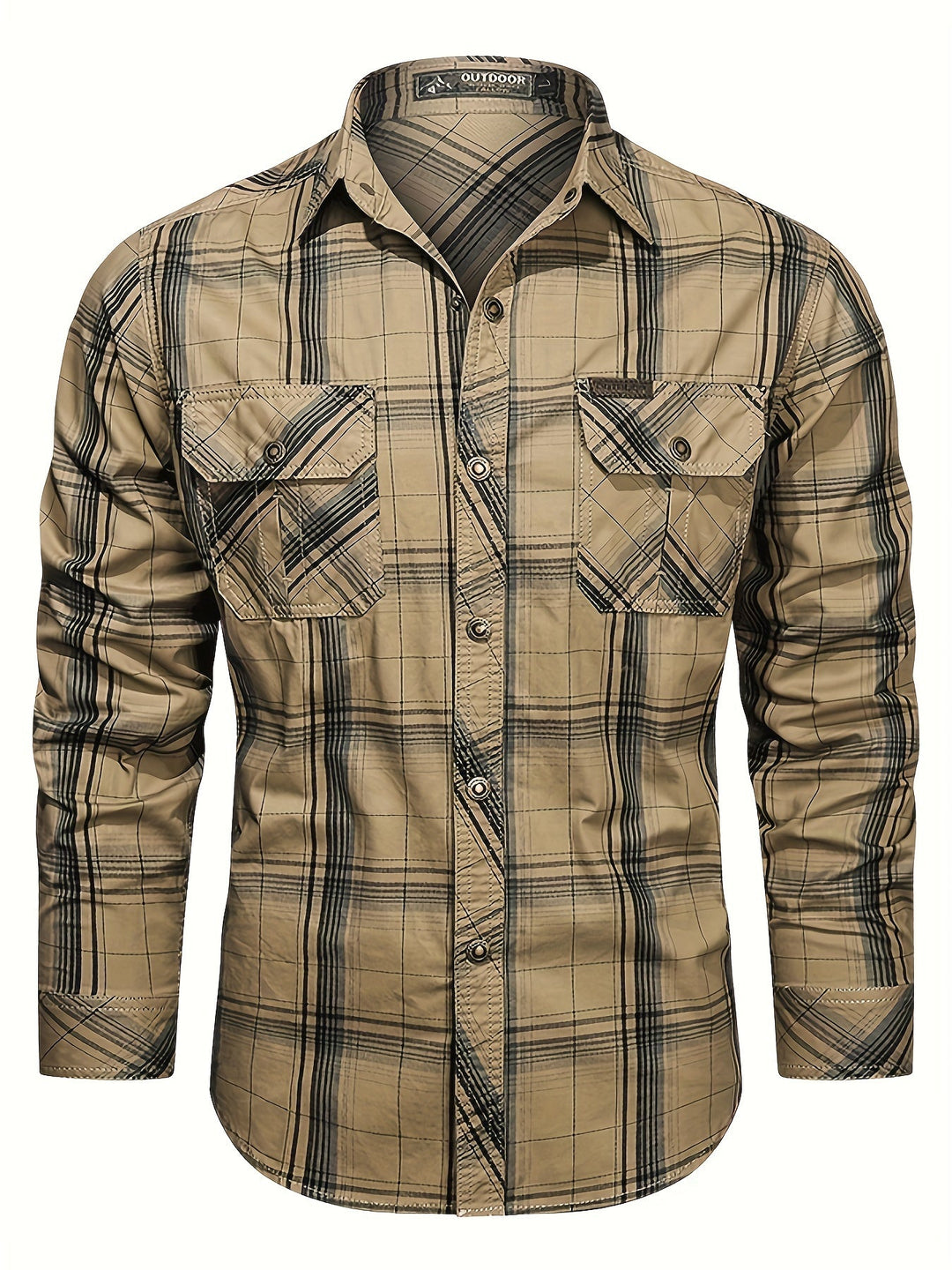 Cotton Reversible Shirt for Men - Elena Harper