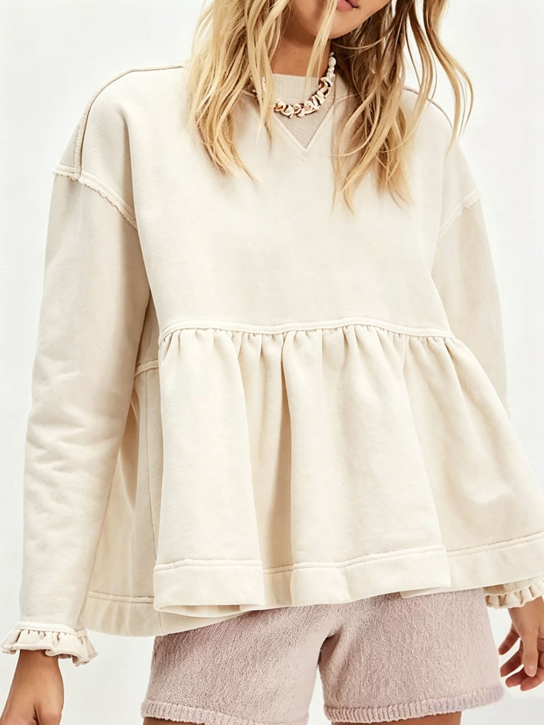 Fluid Women's Blouse - Simple and Elegant