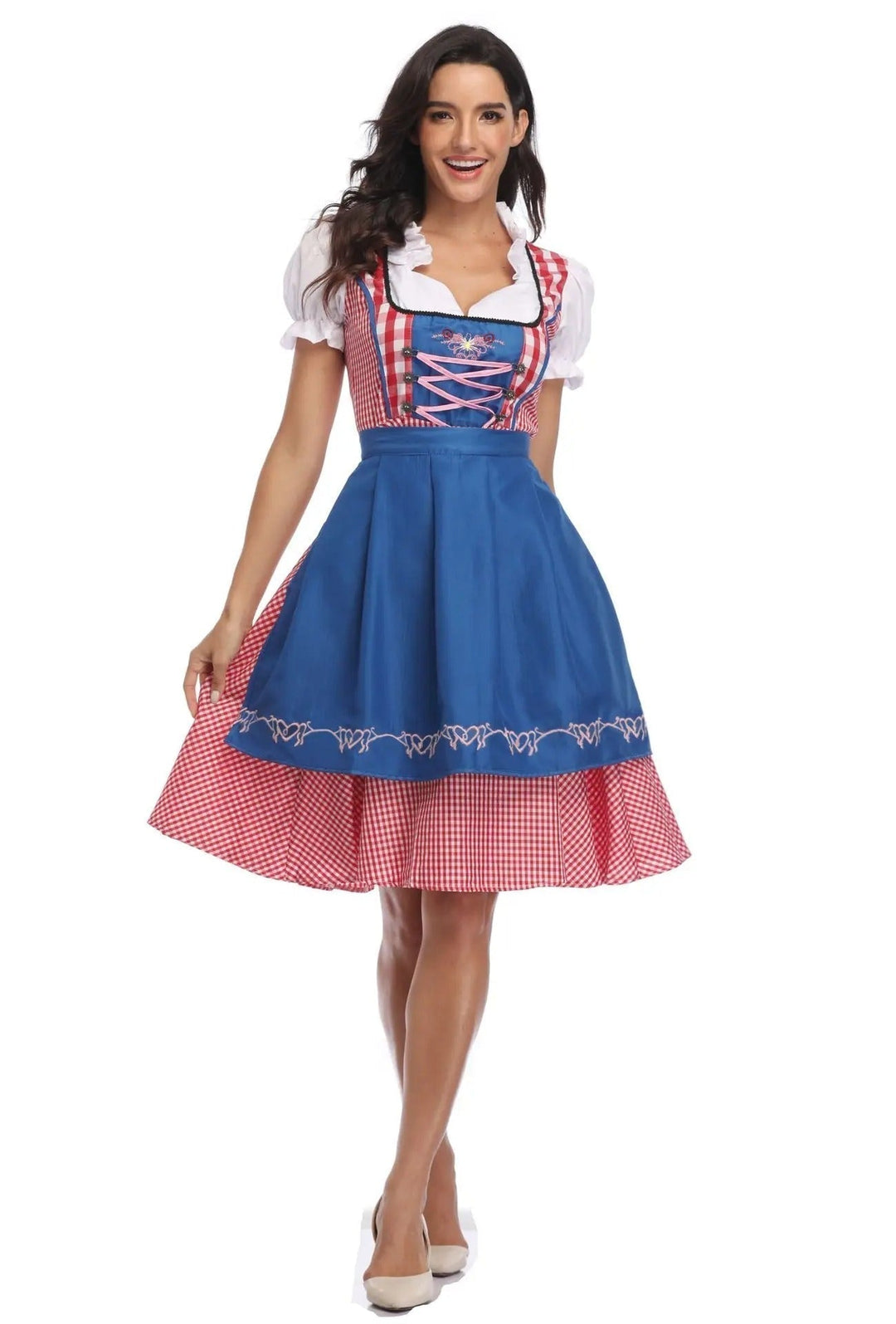 Valeria Elegant and Classic Oktoberfest Dress, view 2 - Elena Harper