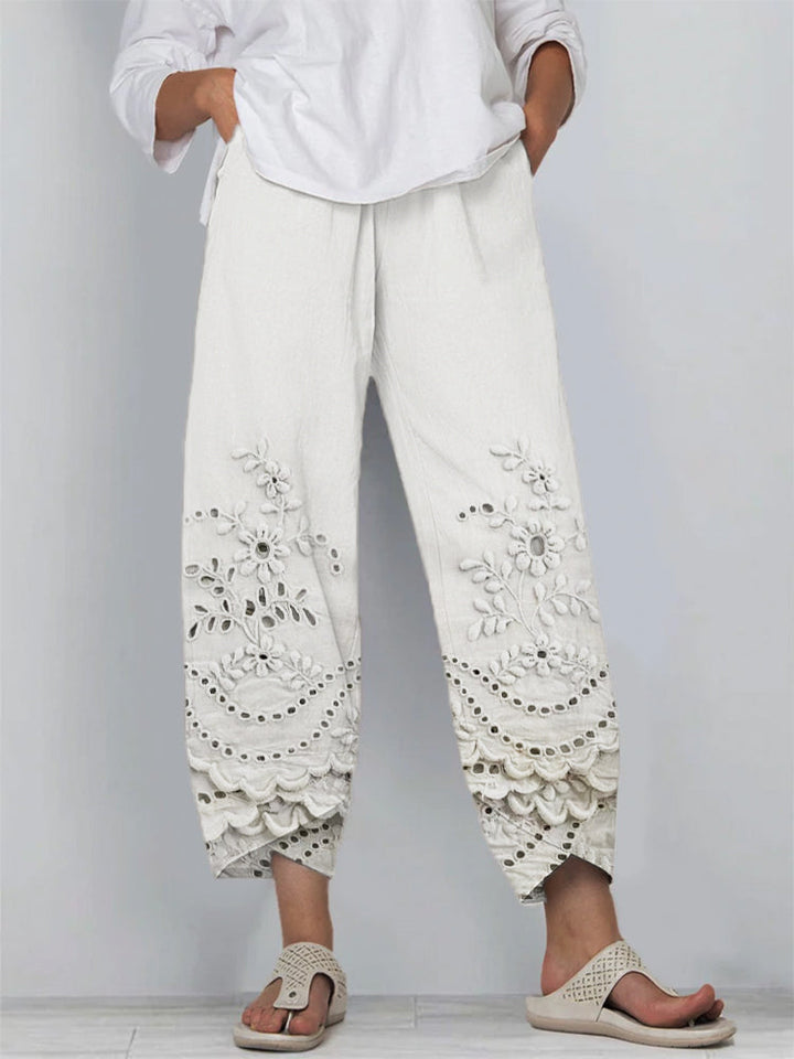 Chloe™ - Printed Lace Pants