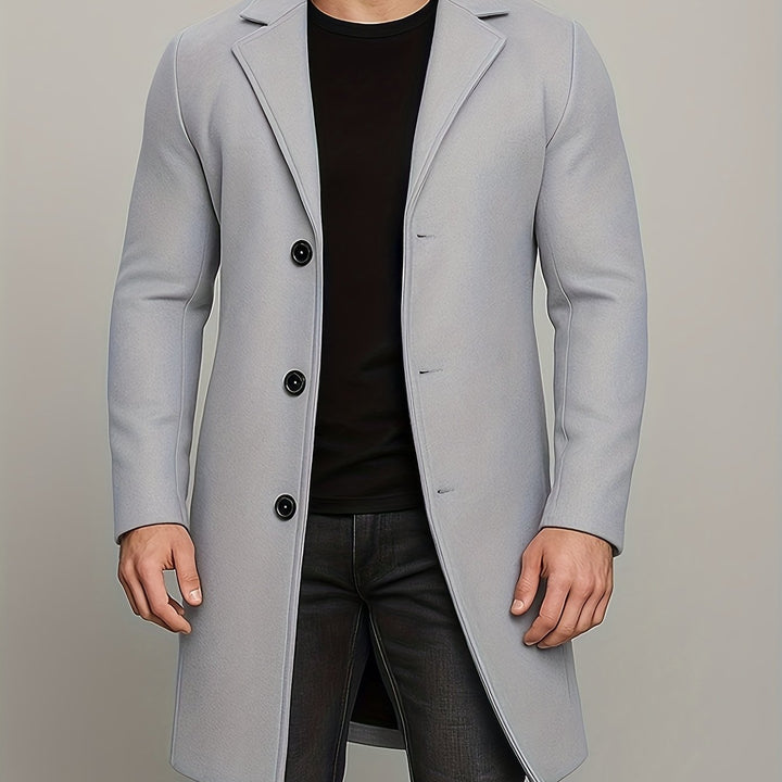 ELENA HARPER™  |  CLASSIC BUTTON COAT FOR MEN
