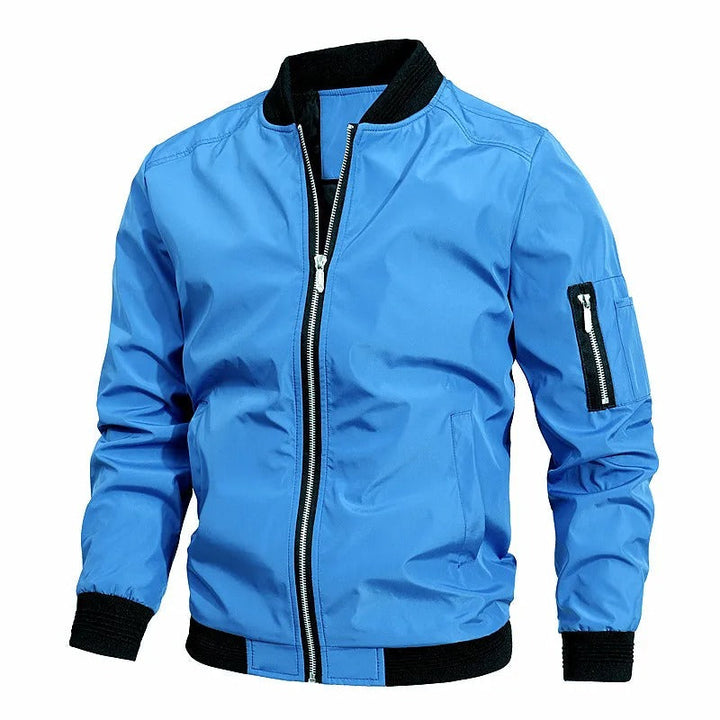 Niklas | Men's Classic Bomber Jacket Transitional Jacket with Ribbed Cuffs