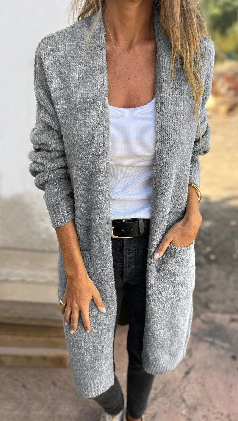 Helena Cozy Knit Coat, view 5 - Elena Harper
