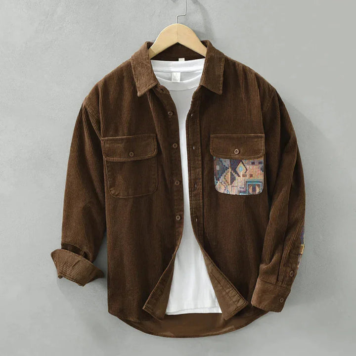 Men's Vintage Long Sleeve Shirt – Classic & Timeless Style