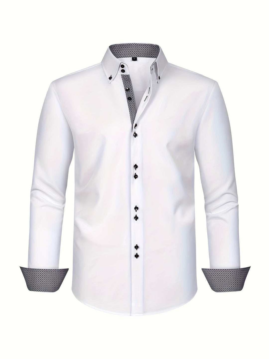 ALBERTO | LIGHT ELEGANT SHIRT WITH CONTRAST DETAILS