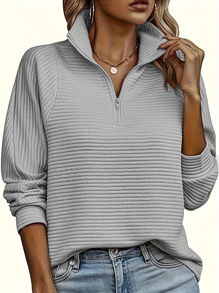 Marthe - Knitted Sweater With Zipper