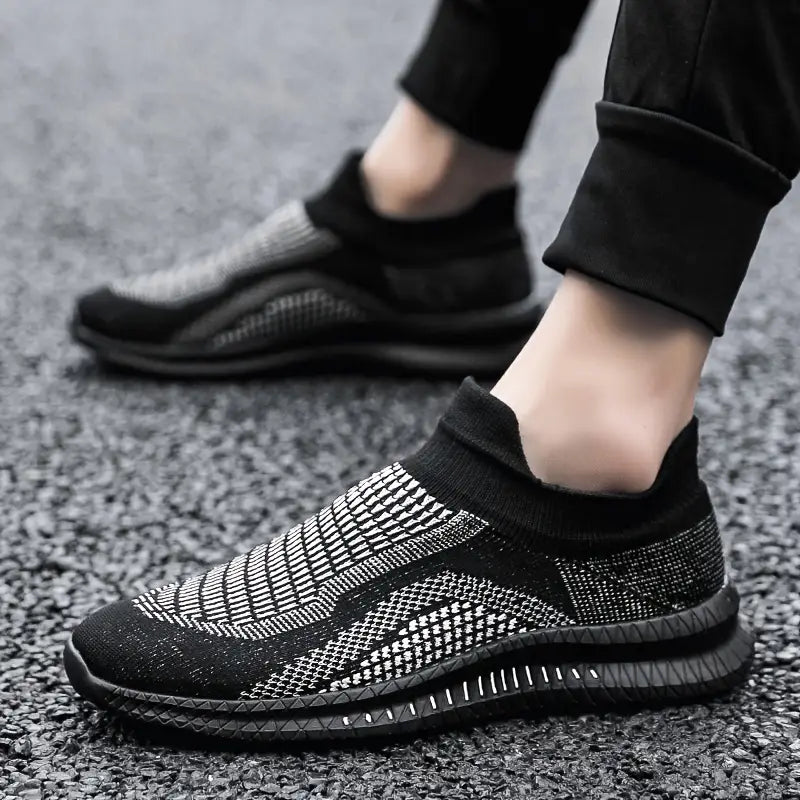 FlexStride Breathable Lightweight Knit Sneakers, view 7 - Elena Harper