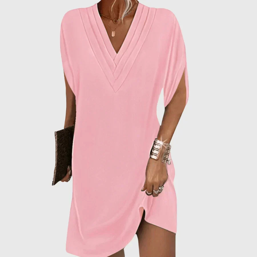 Anita Elegant Tummy-Hiding Dress - Elena Harper