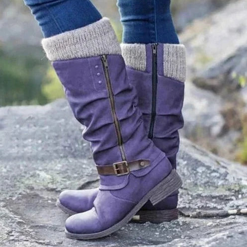 Comfortable Non-Slip Boots with Zipper EB