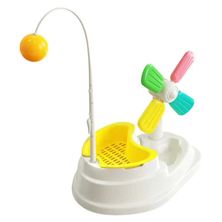 Interactive Cat Windmill Toy for Mental Stimulation