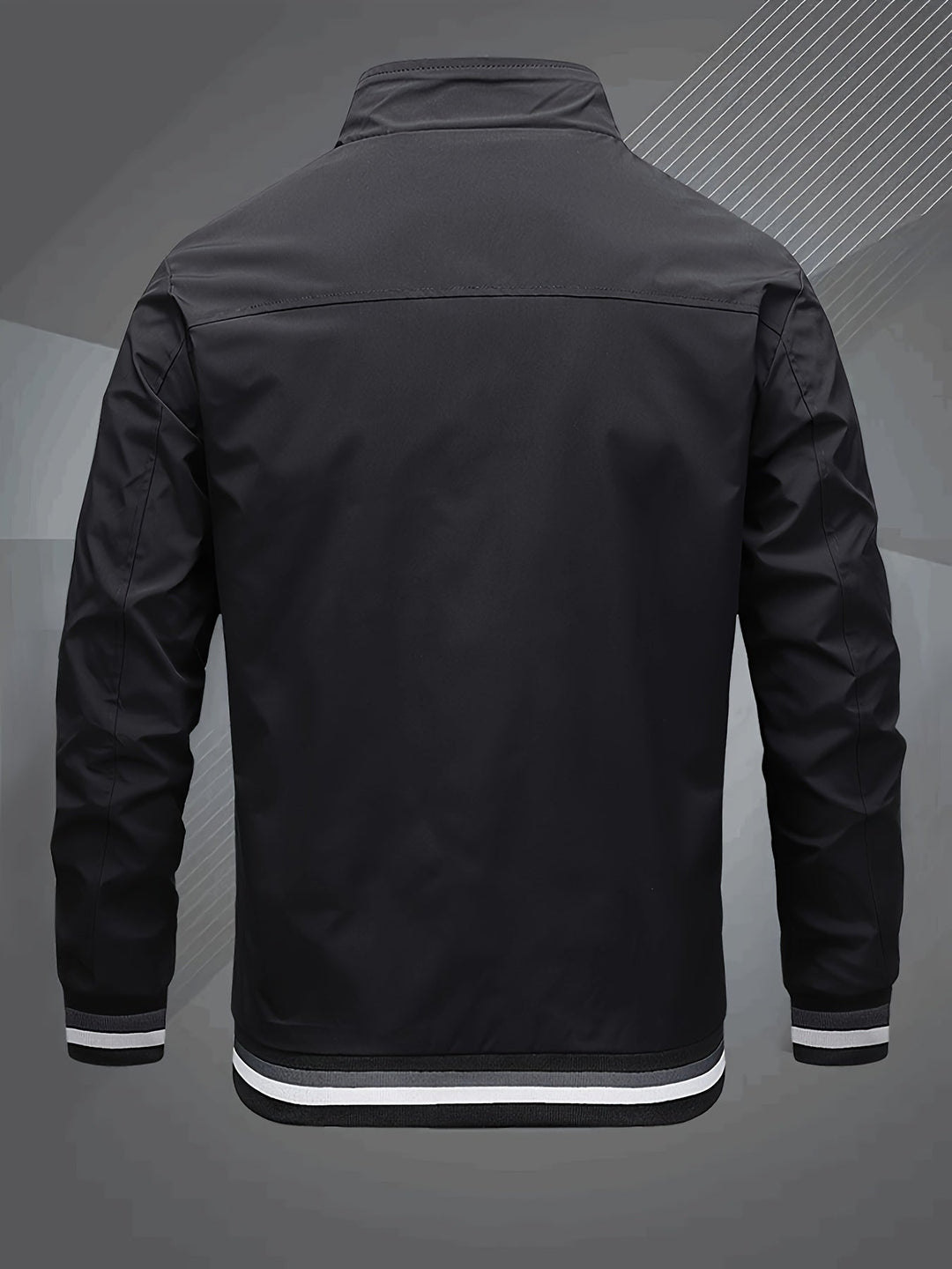 Classic Bomber Jacket for Men - Elena Harper