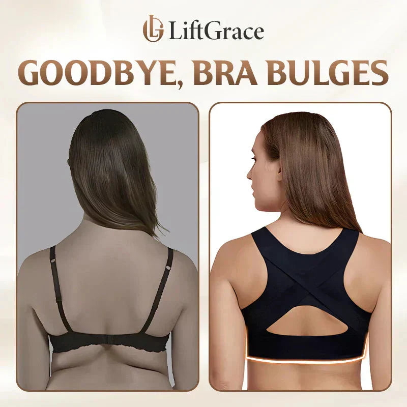 Comfortable Women's Bra with Crossed Straps