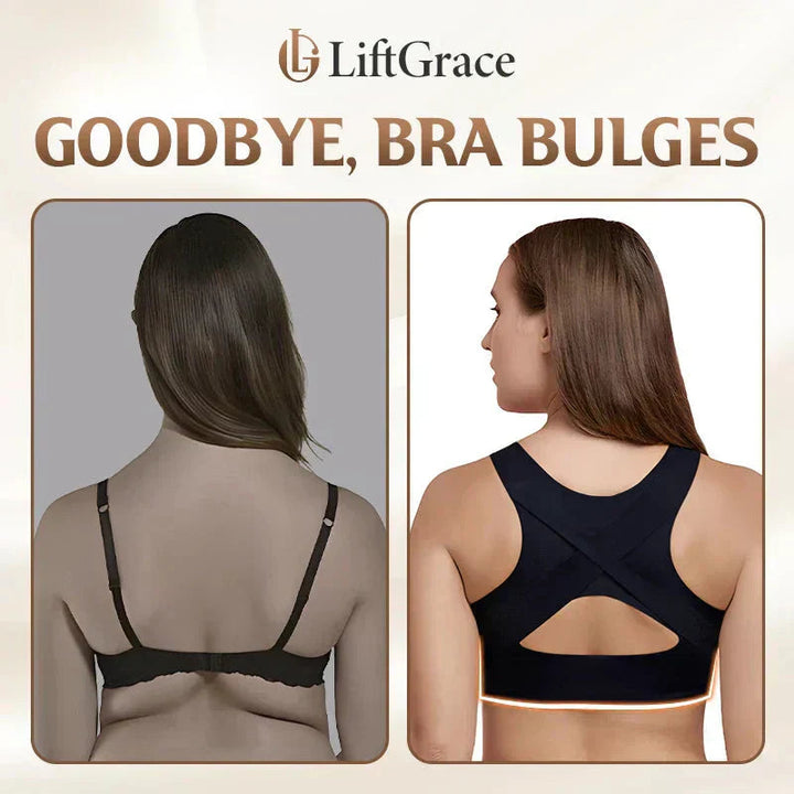 Comfortable Women's Bra with Crossed Straps