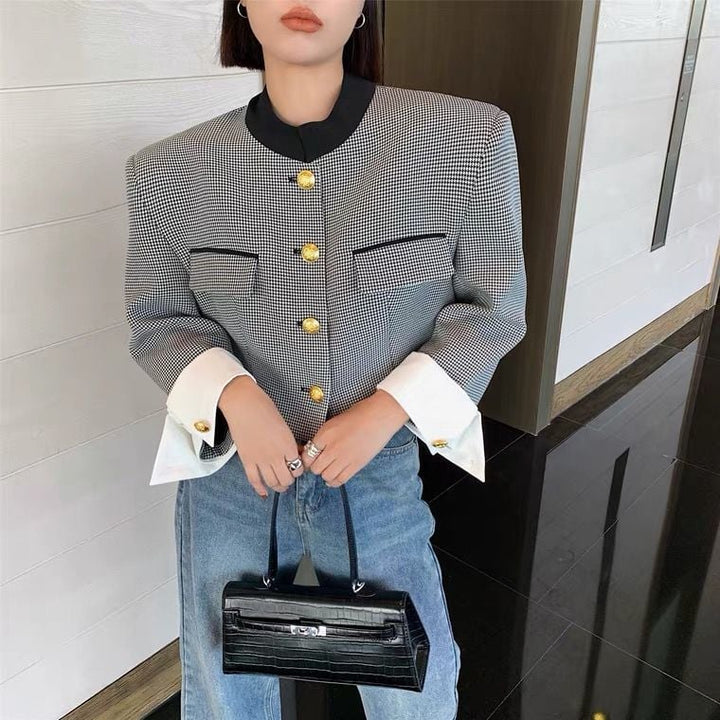 Nadja - Women's Single-Breasted French Blazer