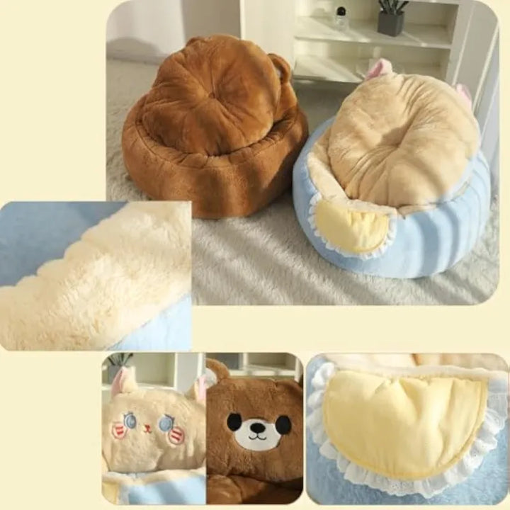Cat Bed: Cozy Retreat & Cute Pet House for Cats & Small Pets