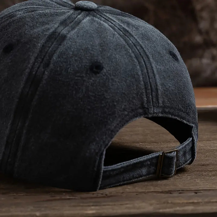 Ermil Embroidered Baseball Cap with Mountain Peak, view 9 - Elena Harper