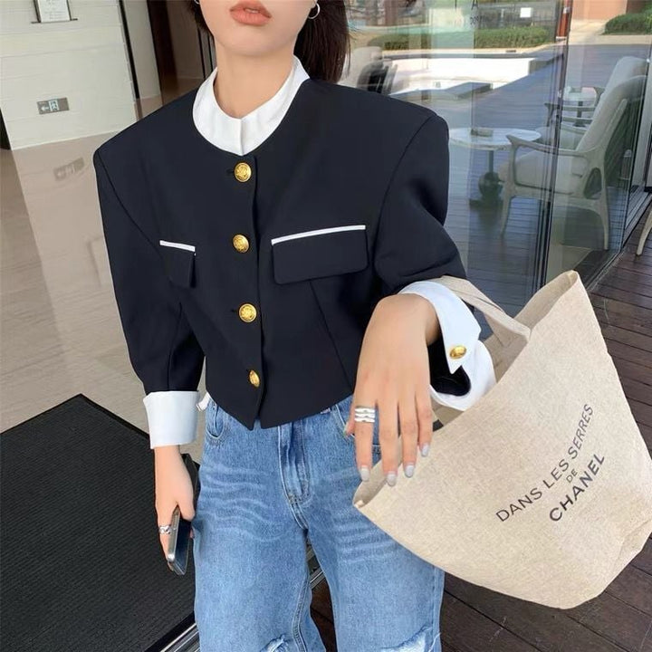 Nadja - Women's Single-Breasted French Blazer