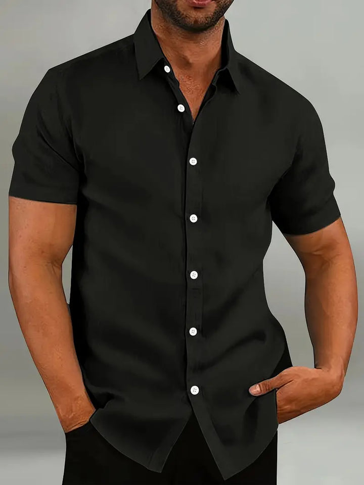 ELENA HARPER™  |  SUMMER BUTTON-DOWN SHIRT FOR MEN