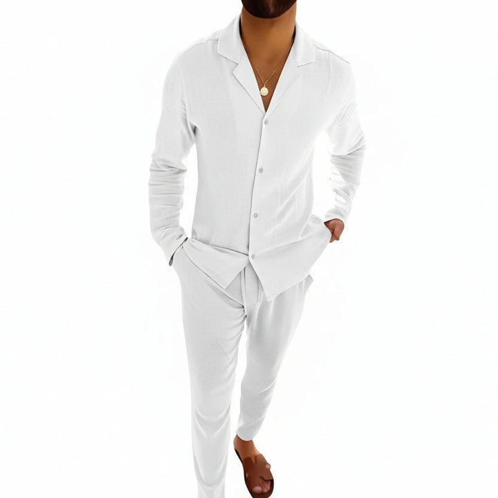 Men's Lightweight Summer Two-Piece Set - Comfortable & Stylish
