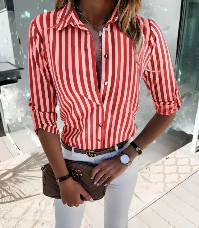Women's Elegant Everyday Blouse Versatile & Comfortable, view 2 - Elena Harper