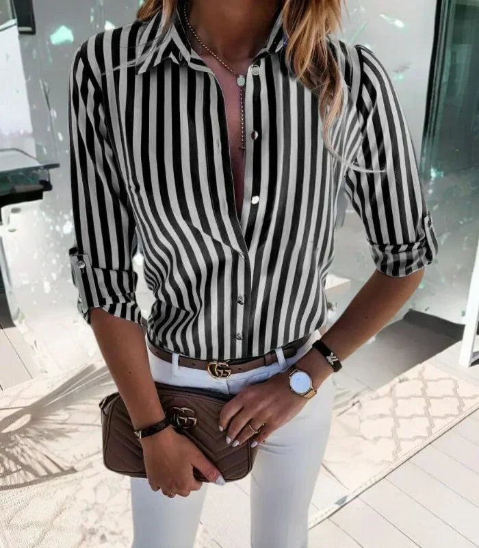 Women's Elegant Everyday Blouse Versatile & Comfortable, view 4 - Elena Harper