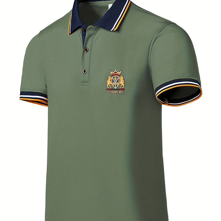 Embroidered Summer Shirt for Men - Elena Harper