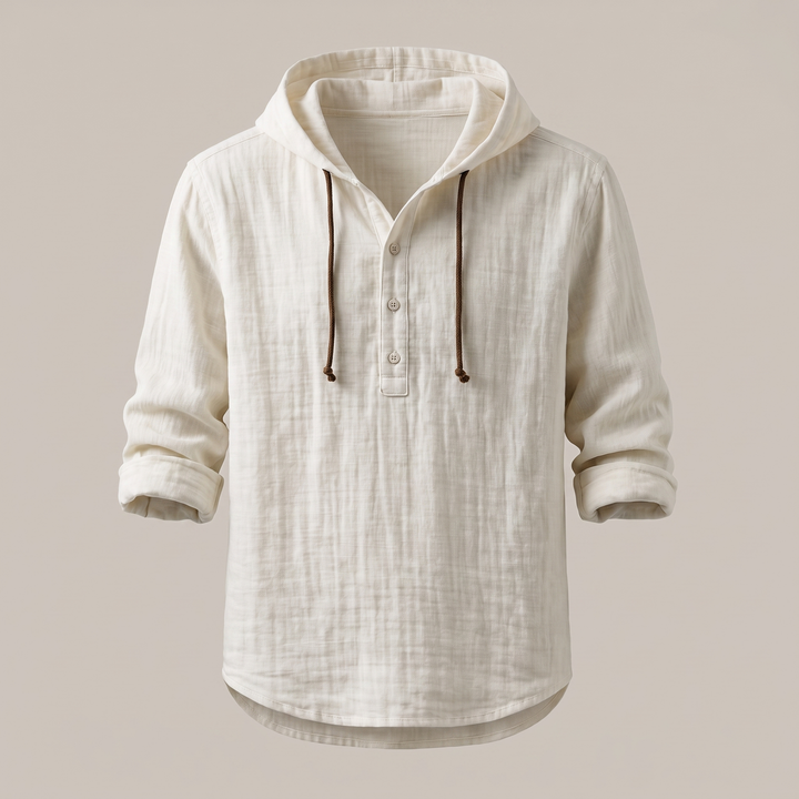 Lino | Lightweight and Airy Hoodie-Shirt with Relaxed Fit