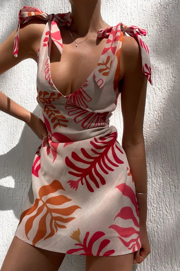 Women's Flattering Summer Mini Dress