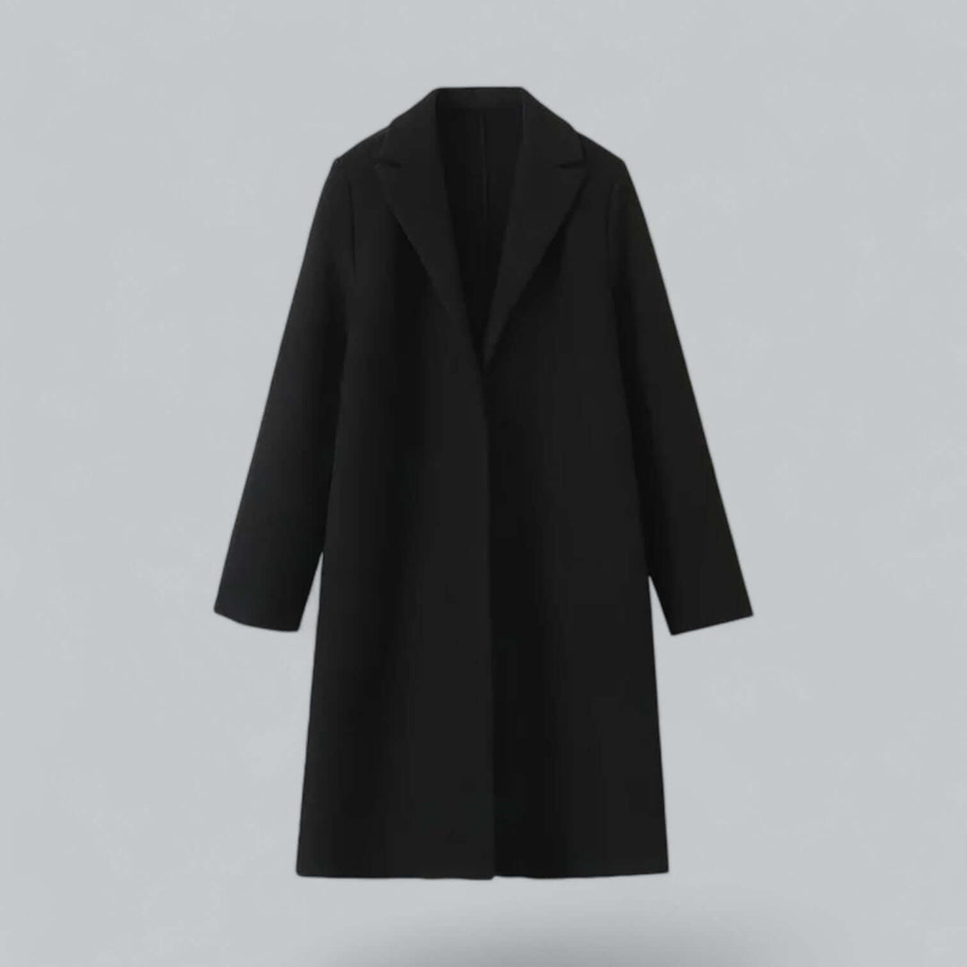Women's Elegant Open Front Trench Coat