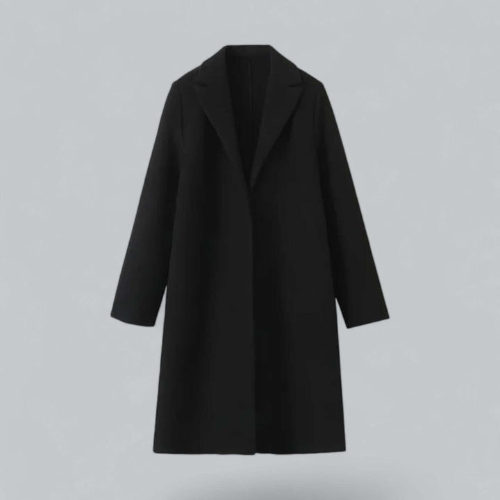 Women's Elegant Open Front Trench Coat