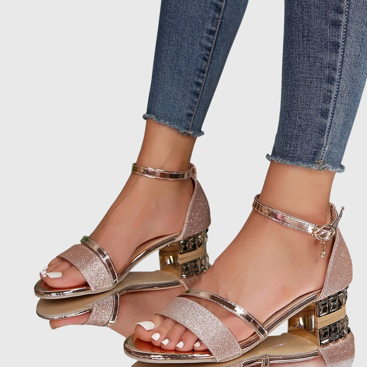 Alison Orthopedic Heeled Sandals - Elena Harper