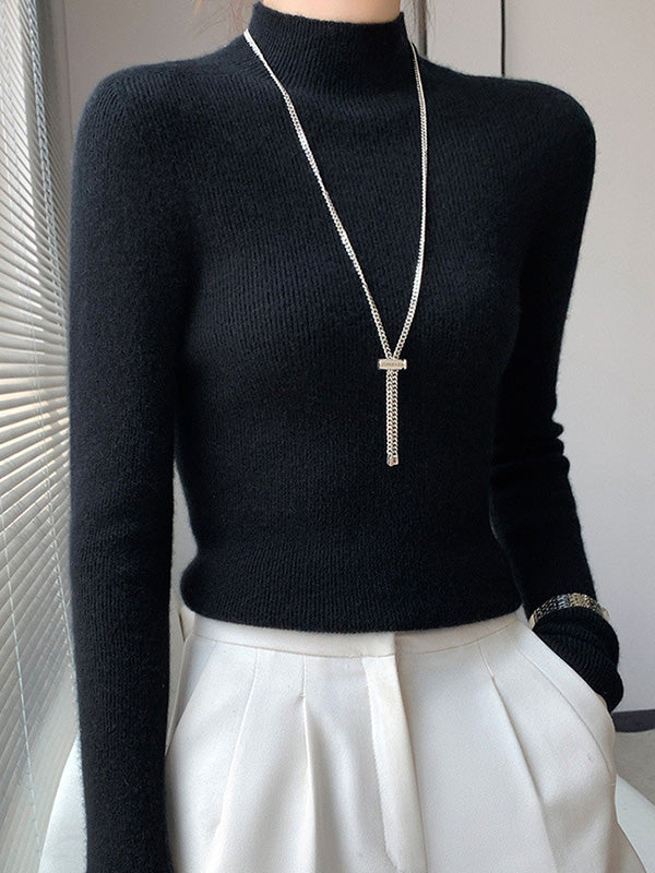Adriana Soft Knit Turtleneck Sweater - Elena Harper