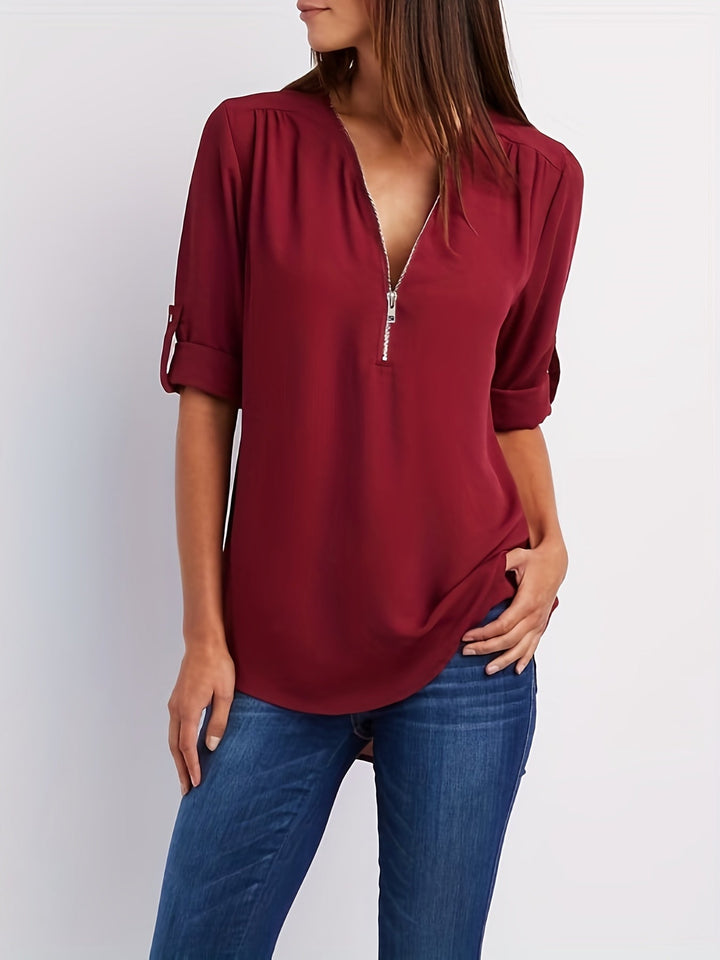 BLouse with Zipper for Women