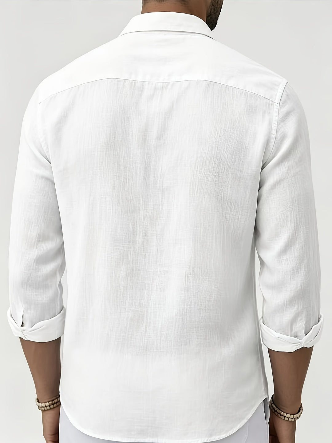 ELENA HARPER™  |  MEN'S LINEN BLEND SHIRT