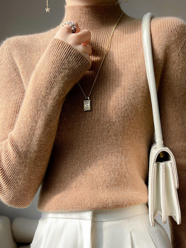 Adriana Soft Knit Turtleneck Sweater - Elena Harper